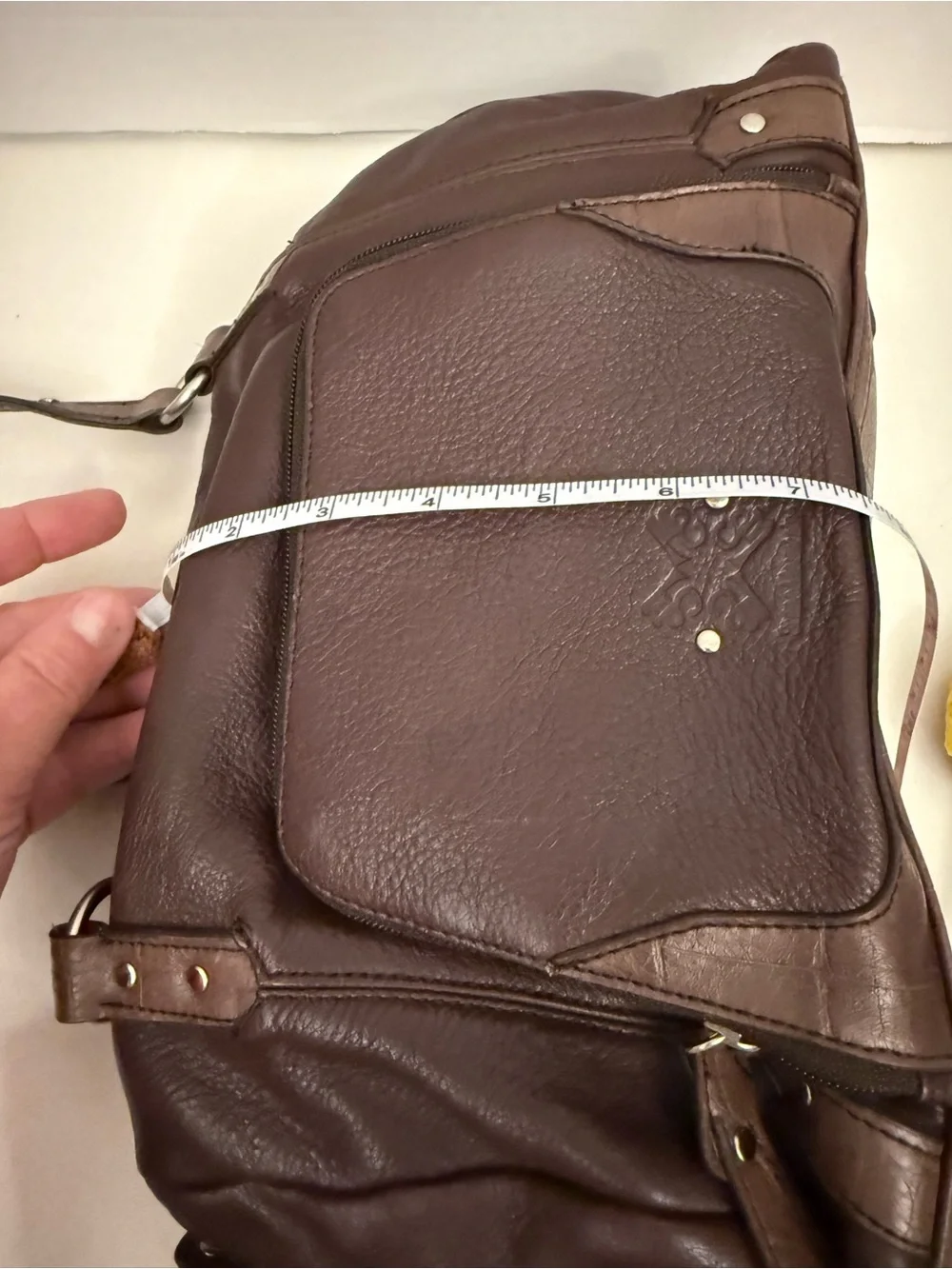 Brown Leather Shoulder Bag for Women